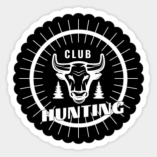 Hunting Club Sticker